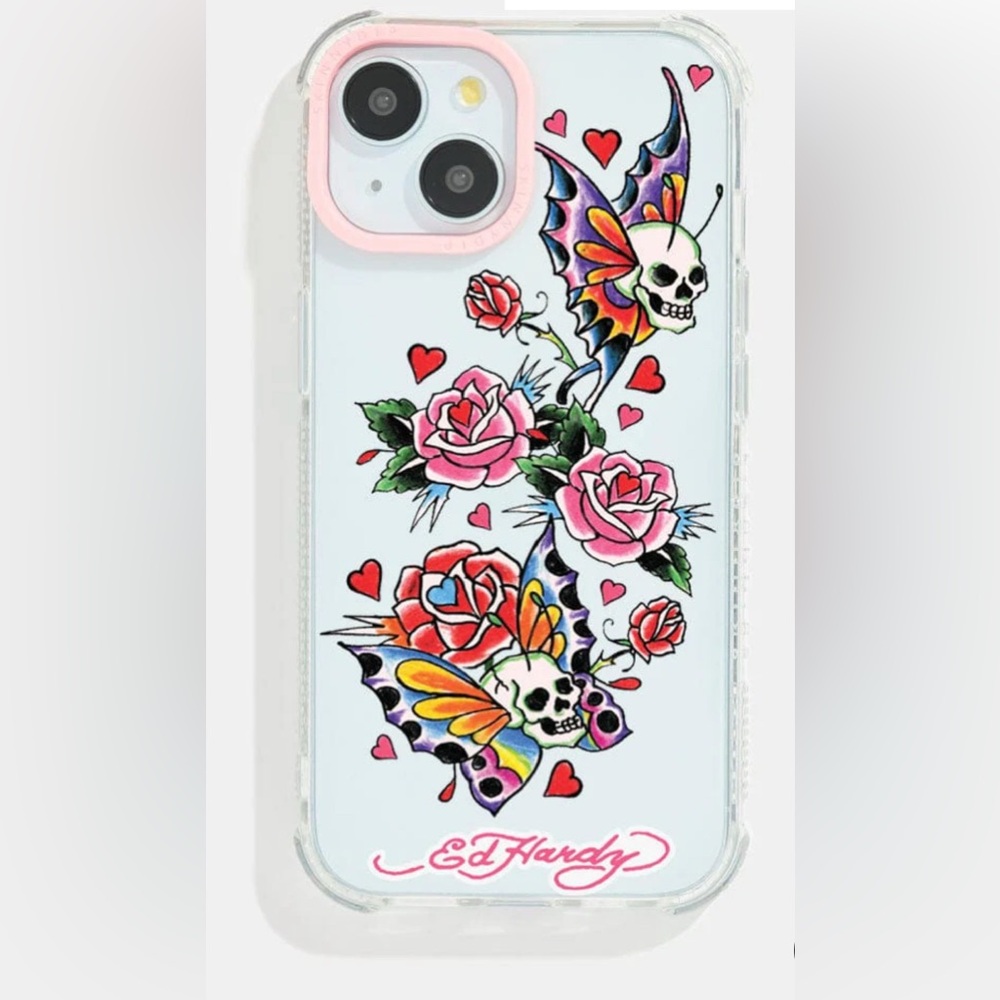 SKINN Colorful Skull and Rose Phone Case